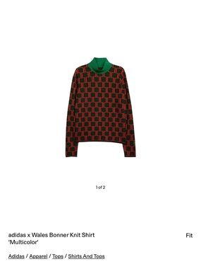 Wales Bonner x adidas Multicolor Geometric Knit Sweater